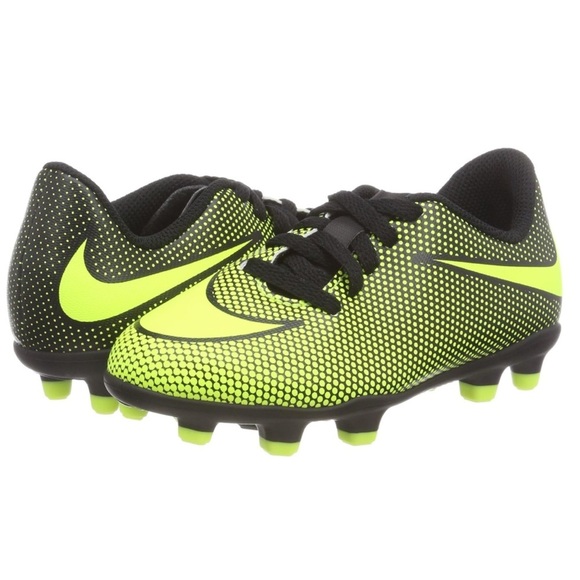 Nike Other - Nike Kids Jr Bravata II FG Soccer Cleats Black/Volt Size 11 Toddler